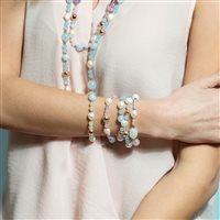 Bracciale Lelune Donna LELUNE GLAMOUR in Argento Perla LGBR437.2 - LGBR437.2
